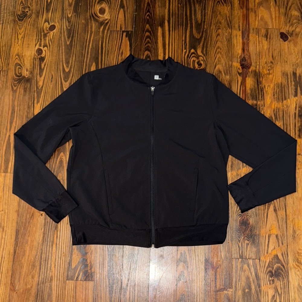 Xersion Black Lightweight Zip Up Jacket